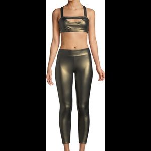 Cushnie et Ochs metallic leggings